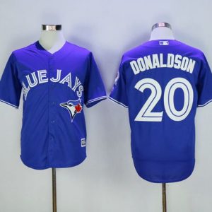 Exceptional Blue Jays #20 Josh Donaldson Blue New Cool Base 40th Anniversary Stitched MLB Jersey
