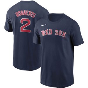 Exceptional Boston Red Sox #2 Xander Bogaerts Nike Name & Number T Shirt Navy Collectors this is a must have Add it to your collection by ordering