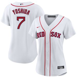 Exceptional Boston Red Sox #7 Masataka Yoshida Nike Women's Home 2020 MLB Player Jersey White Sports fans this is your chance Order soon to be part of the action