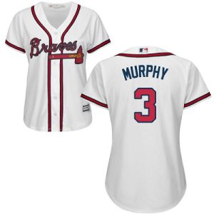 Exceptional Braves #3 Dale Murphy White Home Women's Stitched MLB Jersey Retailers boost your inventory Order now to meet customer demand