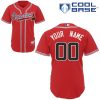 Exceptional Braves Personalized Authentic Red MLB Jersey (S 3XL)