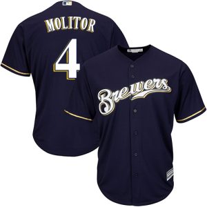 Exceptional Brewers #4 Paul Molitor Navy blue Cool Base Stitched Youth MLB Jersey Be among the first buyers Order now to enjoy top notch quality