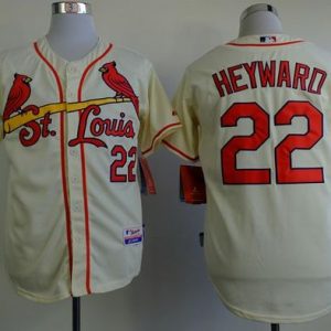 Exceptional Cardinals #22 Jason Heyward Cream Cool Base Stitched MLB Jersey