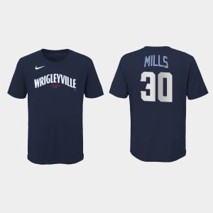 Exceptional Chicago Cubs #30 Alec Mills Youth Nike 2021 City Connect T Shirt   Navy Hurry Exclusive offer Place your order immediately for a great jersey