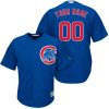 Exceptional Chicago Cubs Majestic Cool Base Custom Jersey Royal