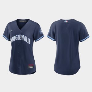 Exceptional Chicago Cubs Women's Nike 2021 City Connect Navy MLB Jersey Limited stock Order now to show your love for your team