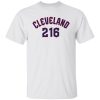 Exceptional Cleveland Guardians 216 T Shirt White For a short time available Grab yours quickly to own a team jersey