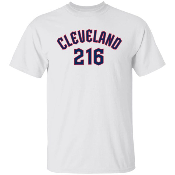 Exceptional Cleveland Guardians 216 T Shirt White For a short time available Grab yours quickly to own a team jersey