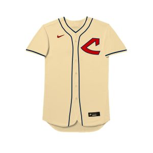 Exceptional Cleveland Guardians Youth Nike Cream Home 2021 Authentic Team MLB Jersey Act fast Only a few left Secure yours today