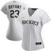 Exceptional Colorado Rockies #23 Kris Bryant Nike Women's Home 2020 MLB Player Jersey   White With high demand Don't miss out Order now to wear your team colors