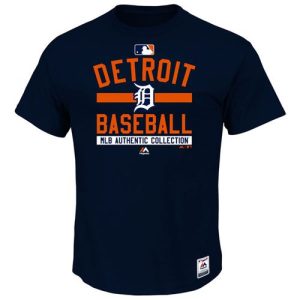 Exceptional Detroit Tigers Majestic Big & Tall Authentic Collection Team Property T Shirt Navy