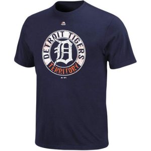 Exceptional Detroit Tigers Majestic Big & Tall Cooperstown Generating Wins T Shirt Navy Blue