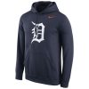 Exceptional Detroit Tigers Nike Logo Performance Pullover Navy MLB Hoodie