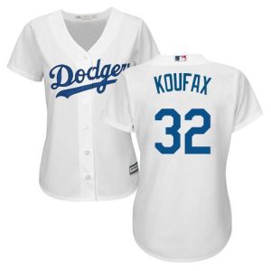 Exceptional Dodgers #32 Sandy Koufax White Home Women's Stitched MLB Jersey Be among the first buyers Order now to enjoy top notch quality