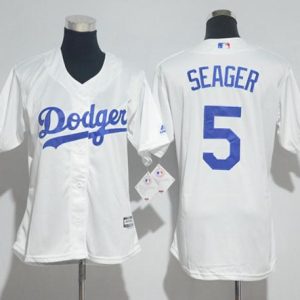 Exceptional Dodgers #5 Corey Seager White Home Women's Stitched MLB Jersey Limited stock Order now to show your love for your team