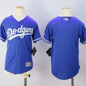 Exceptional Dodgers Blank Blue Cool Base Stitched Youth MLB Jersey Collectors this is a must have Add it to your collection by ordering