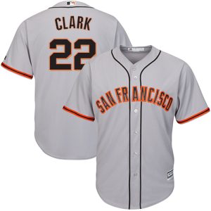 Exceptional Giants #22 Will Clark Grey Road Cool Base Stitched Youth MLB Jersey Sports enthusiasts seize this opportunity Order now to feel the game excitement