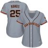 Exceptional Giants #25 Barry Bonds Grey Road Women's Stitched MLB Jersey Hurry Exclusive offer Place your order immediately for a great jersey