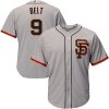 Exceptional Giants #9 Brandon Belt Grey Road 2 Cool Base Stitched Youth MLB Jersey Collectors this is a must have Add it to your collection by ordering