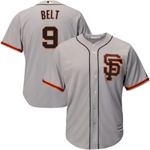 Exceptional Giants #9 Brandon Belt Grey Road 2 Cool Base Stitched Youth MLB Jersey Collectors this is a must have Add it to your collection by ordering