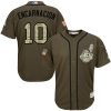 Exceptional Guardians #10 Edwin Encarnacion Green Salute to Service Stitched Youth MLB Jersey With high demand Don't miss out Order now to wear your team colors