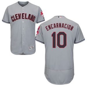 Exceptional Guardians #10 Edwin Encarnacion Grey Flexbase Authentic Collection Stitched MLB Jersey