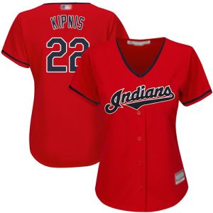Exceptional Guardians #22 Jason Kipnis Red Women's Stitched MLB Jersey Hurry Exclusive offer Place your order immediately for a great jersey