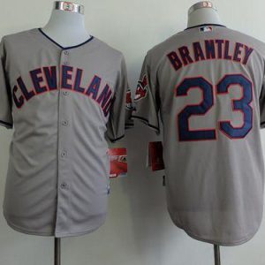 Exceptional Guardians #23 Michael Brantley Grey Cool Base Stitched MLB Jersey