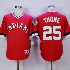 Exceptional Guardians #25 Jim Thome Red 1978 Turn Back The Clock Stitched MLB Jersey