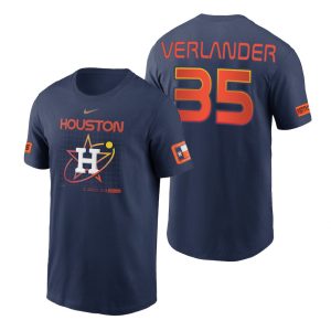 Exceptional Houston Astros #35 Justin Verlander Navy Nike Velocity 2022 City Connect T Shirt Sports enthusiasts seize this opportunity Order now to feel the game excitement
