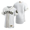 Exceptional Houston Astros Blank White Nike Men's Authentic Golden Edition MLB Jersey