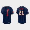 Exceptional Kansas City Royals Custom 2021 MLB All Star Game Fan's Version Navy Jersey
