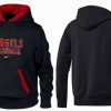 Exceptional Los Angeles Angels Pullover Hoodie Black & Red