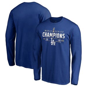 Exceptional Los Angeles Dodgers 2020 World Series Champions Locker Room Big & Tall Long Sleeve T Shirt Royal Be among the first buyers Order now to enjoy top notch quality