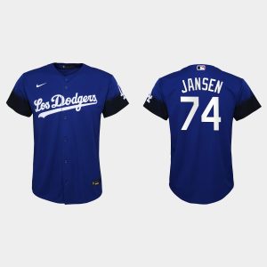 Exceptional Los Angeles Dodgers #74 Kenley Jansen Nike Youth 2021 City Connect MLB Jersey Royal Sports enthusiasts seize this opportunity Order now to feel the game excitement