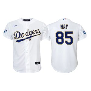 Exceptional Los Angeles Dodgers #85 Dustin May Youth Nike 2021 Gold Program World Series Champions MLB Jersey Whtie Hurry Exclusive offer Place your order immediately for a great jersey