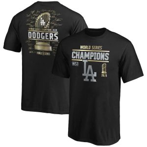 Exceptional Los Angeles Dodgers Youth 2020 World Series Champions Signature Roster T Shirt Black With high demand Don't miss out Order now to wear your team colors