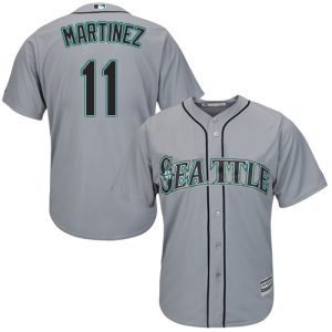 Exceptional Mariners #11 Edgar Martinez Grey Cool Base Stitched Youth MLB Jersey Sports enthusiasts seize this opportunity Order now to feel the game excitement