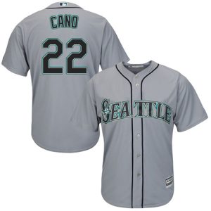 Exceptional Mariners #22 Robinson Cano Grey Cool Base Stitched Youth MLB Jersey Limited stock Order now to show your love for your team