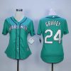 Exceptional Mariners #24 Ken Griffey Green Alternate Women's Stitched MLB Jersey Be among the first buyers Order now to enjoy top notch quality