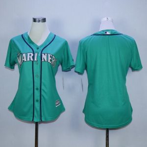 Exceptional Mariners Blank Green Alternate Women's Stitched MLB Jersey Act fast Only a few left Secure yours today