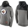 Exceptional Men's Baltimore Orioles Nike Gray Cooperstown Collection Hybrid Pullover Hoodie
