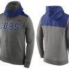 Exceptional Men's Chicago Cubs Nike Gray Cooperstown Collection Hybrid Pullover Hoodie