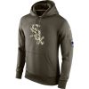 Exceptional Men's Chicago White Sox Nike Olive Salute To Service KO Performance Hoodie