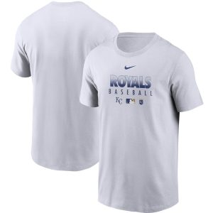 Exceptional Men's Kansas City Royals Nike White Authentic Collection Team Performance T Shirt