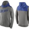 Exceptional Men's Los Angeles Dodgers Nike Gray Cooperstown Collection Hybrid Pullover Hoodie