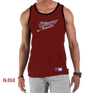 Exceptional Men's Nike Chicago White Sox Home Practice Tank Top Red