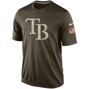Exceptional Men's Tampa Bay Rays Salute To Service Nike Dri FIT T Shirt