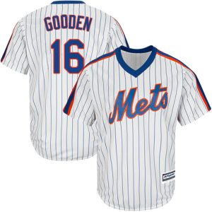 Exceptional Mets #16 Dwight Gooden White(Blue Strip) Alternate Cool Base Stitched Youth MLB Jersey Collectors this is a must have Add it to your collection by ordering