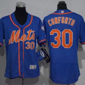Exceptional Mets #30 Michael Conforto Blue Flexbase Authentic Women's Stitched MLB Jersey Limited stock Order now to show your love for your team